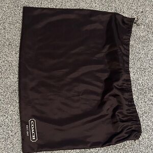 Coach Black Satin Bag